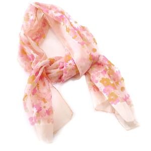 Vintage 60s Flower Power Scarf By Glentex